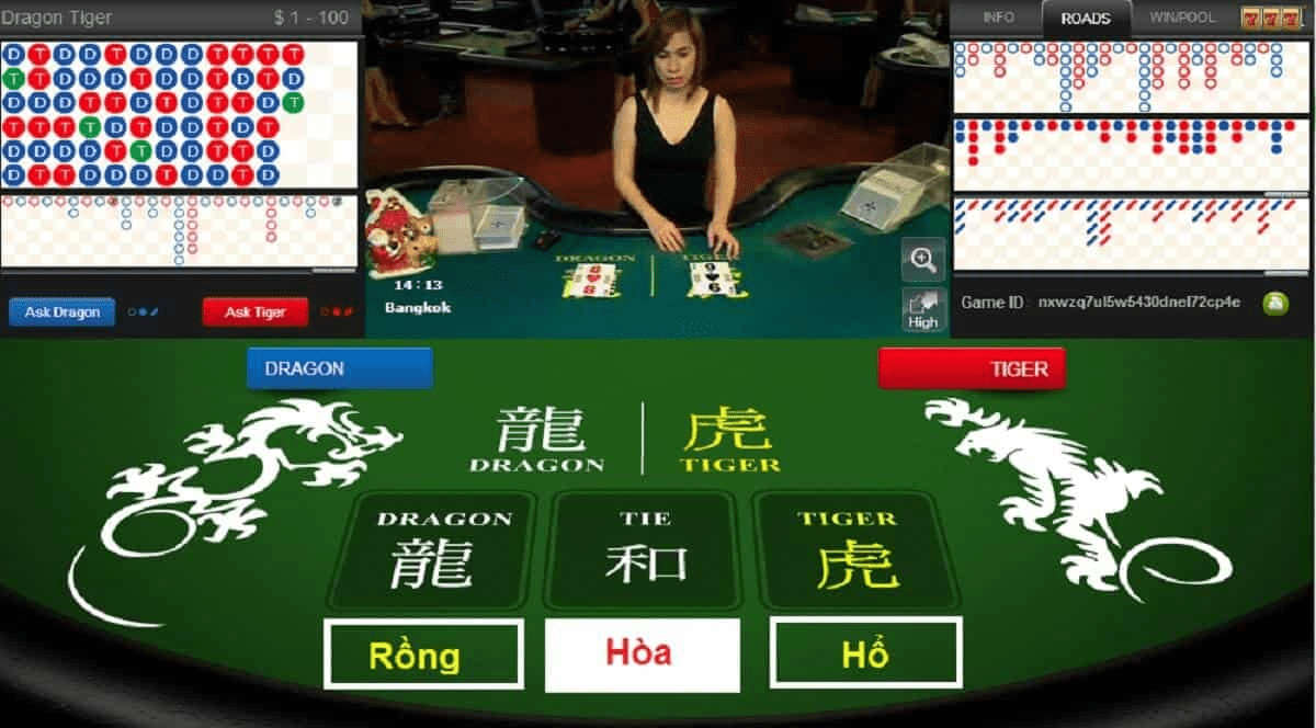 Game Rồng Hổ đổi thưởng online